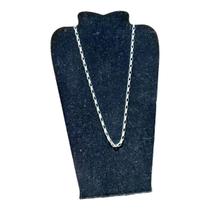 COLAR Corrente Aço Inox grossa Tijolinho 4.0 mm 70 cm prata