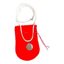 COLAR corrente AÇO INOX Snake 45cm pingente oração pai nosso