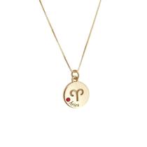 Colar Corrente Banhado Ouro 18k Pingente Signos Horóscopo - Aries Colar Corrente Banhado Ouro 18k Pingente Signos Horóscopo - Aries