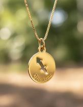Colar Corrente Banhado Ouro 18k Pingente Signos Horóscopo - Sagitário Colar Corrente Banhado Ouro 18k Pingente Signos Horóscopo - Sagitário