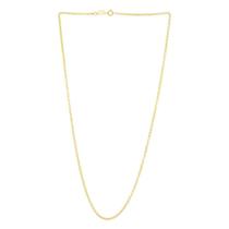 Colar corrente banhado ouro 3x 24k 18k e 22k grosso unissex elo português rommanel 42cm 50cm 530609 530610