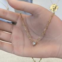 Colar Corrente Bolinhas com Zircônia banhado a ouro 95.0420 Colar Corrente Bolinhas com Zircônia banhado a ouro 95.0420