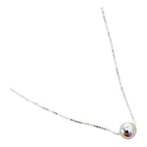 Colar Corrente com Bolinha Pequena em Prata 925 45 cm Colar Corrente com Bolinha Pequena em Prata 925 45 cm