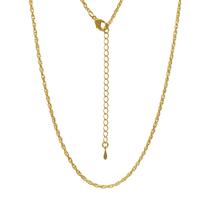 Colar Corrente com Elos Duplos Folheado em Ouro 18k SoftJoias
