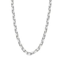 Colar corrente de prata 925 grosso masculina elo cadeado batido 60 cm 830043 Colar corrente de prata 925 grosso masculina elo cadeado batido 60 cm 830043