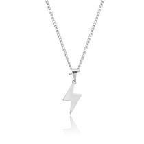 Colar Corrente de Raio flash em aço inox não escurece antialérgico masculino feminino gargantilha