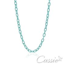 Colar Corrente Elos Retos Colorida