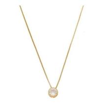 Colar Corrente Feminina Pingente Ponto De Luz Folheado Ouro Exclusivo Premium Colar Corrente Feminina Pingente Ponto De Luz Folheado Ouro Exclusivo Premium