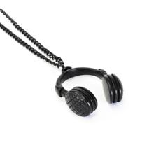 Colar Corrente Fone de Ouvido - Black Edition Colar Corrente Fone de Ouvido - Black Edition