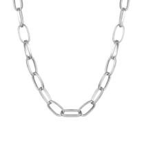 Colar Corrente Gargantilha Prateado M2890 Colar Corrente Gargantilha Prateado M2890