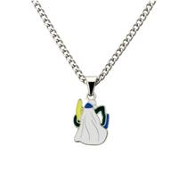 Colar Corrente Imagem Omolú 3 Cm Metal Niquelado