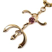 Colar Corrente Maria Mulambo Tridente 5,50 cm Dourado