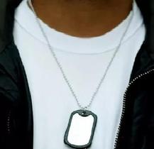 Colar Corrente Masculina Dog Tag Colar Corrente Masculina Dog Tag