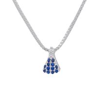 Colar Corrente Nossa Senhora Aparecida Pedras PP Prata 925