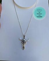 Colar Corrente Pingente Cabeça De Boi Colar Corrente Pingente Cabeça De Boi