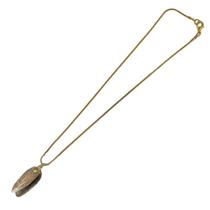 Colar Corrente Pingente Concha Luxo 3,5 Cm Dourado