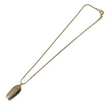 Colar Corrente Pingente Concha Luxo 3,5 Cm Dourado