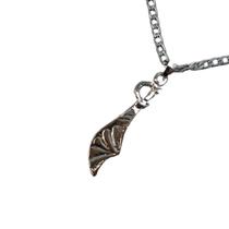 Colar Corrente Pingente Espada 3 Cm Metal Niquelado