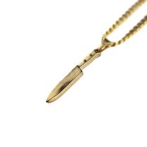 Colar Corrente Pingente Faca 3,3 cm Dourada Colar Corrente Pingente Faca 3,3 cm Dourada