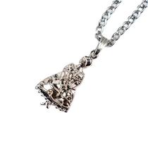 Colar Corrente Pingente Nanã Buruque 3 cm Niquelado Colar Corrente Pingente Nanã Buruque 3 cm Niquelado