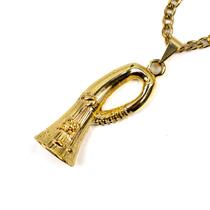 Colar Corrente Pingente Nanã Buruque 4,8 cm Dourado Colar Corrente Pingente Nanã Buruque 4,8 cm Dourado