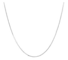 Colar Corrente Veneziana Fina 45 Cm Prata 925 Pura Legítima