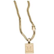 Colar Correntes Com Inicial Da Letra M