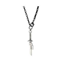 Colar Cosplay Kaisen Toji Fushiguro - Pingente Lança Invertida com Chaveiro