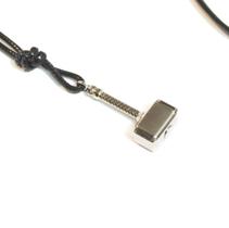 Colar Couro Martelo do Thor (mjolnir)