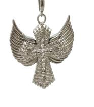 Colar Crucifixo asas