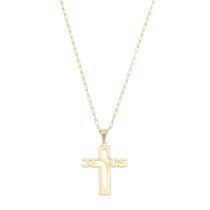Colar Crucifixo Jesus