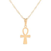 Colar Cruz Ansata 17mm da Vida Eterna Egipcio - Sunshine Cristais Colar Cruz Ansata 17mm da Vida Eterna Egipcio - Sunshine Cristais