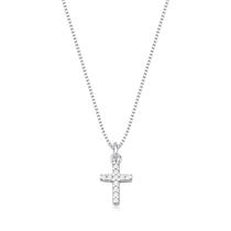 Colar Cruz Cravejada Prata 925 Colar Cruz Cravejada Prata 925