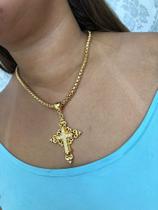Colar Cruz Luxo