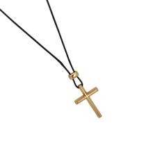 Colar Cruz Sparta Dourada (BASE) B-21