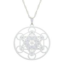Colar Cubo de Metatron 30mm - Sunshine Cristais