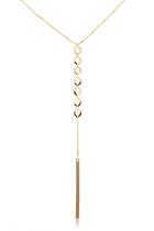 Colar Cumprido Com Mini Perolas E Fio