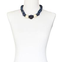 Colar curto com resinas importadas variadas, ABS Bijuteria Fina CamargoMarkiori CX-9278