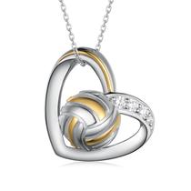 Colar CVRAVO Volleyball em prata esterlina 925 para mulheres