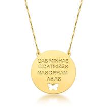 Colar das minhas cicatrizes nasceram asas Colar das minhas cicatrizes nasceram asas