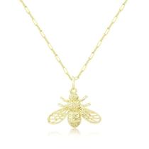 Colar de Abelha Folheado a Ouro 18k Colar de Abelha Folheado a Ouro 18k