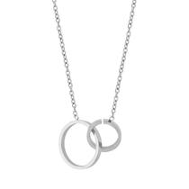 Colar de Aço Esferas 45cm com extensor de 5cm