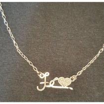 Colar de Aço Inox Hipoalergênico Fé Antialérgico