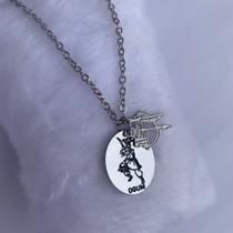 Colar de Aço Inox Orixá OGUM 45cm Colar de Aço Inox Orixá OGUM 45cm