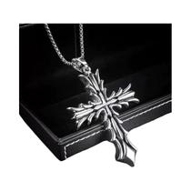 Colar De Aço Inoxidável Com Pingente De Cruz Cristã, Corrente De Oração Da Moda, Presente Para