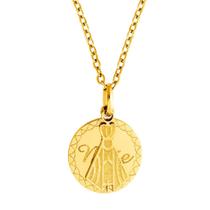 Colar de Aço NSra Aparecida Coleção For Me Gold IPG 60cm com extensor 50cm Colar de Aço NSra Aparecida Coleção For Me Gold IPG 60cm com extensor 50cm
