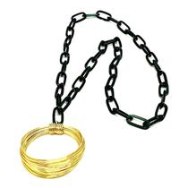 Colar de alumínio corrente com pingente vários fios fashion Colar de alumínio corrente com pingente vários fios fashion