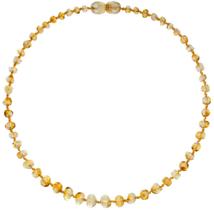 Colar de Âmbar Báltico Baroque Lemon 32cm - Bup Baby