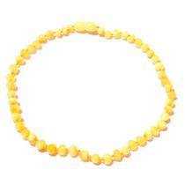 Colar de Âmbar Báltico Milk Polido para Bebê