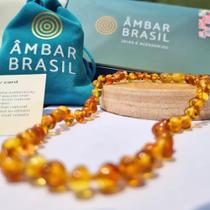 Colar De Âmbar Original Caramelo Bebês E Crianças Rn Até 5 Anos Colar De Âmbar Original Caramelo Bebês E Crianças Rn Até 5 Anos